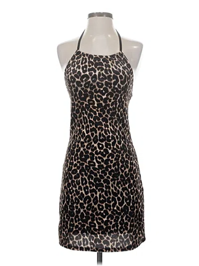 Pre-owned Wild Fable Cocktail Dress In Brown