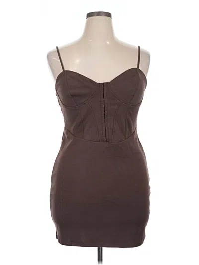 Pre-owned Wild Fable Cocktail Dress In Brown