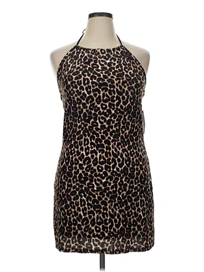 Pre-owned Wild Fable Cocktail Dress In Brown