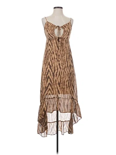 Pre-owned Wild Fable Cocktail Dress In Brown