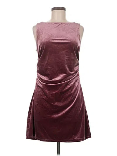 Pre-owned Wild Fable Cocktail Dress In Burgundy