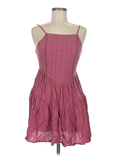 Pre-owned Wild Fable Cocktail Dress In Burgundy