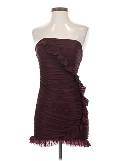 Pre-owned Wild Fable Cocktail Dress In Burgundy