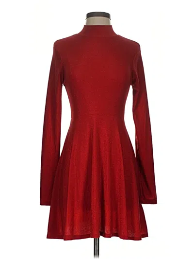 Pre-owned Wild Fable Cocktail Dress In Burgundy