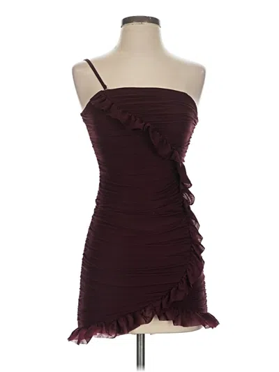 Pre-owned Wild Fable Cocktail Dress In Burgundy