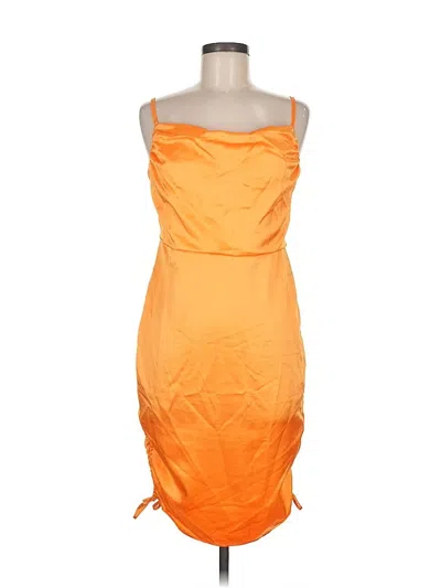 Pre-owned Wild Fable Cocktail Dress In Orange