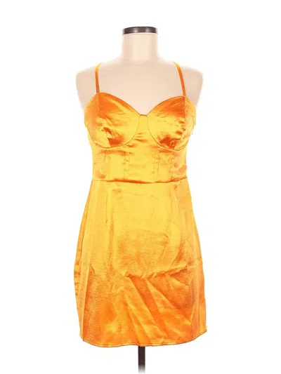Pre-owned Wild Fable Cocktail Dress In Orange