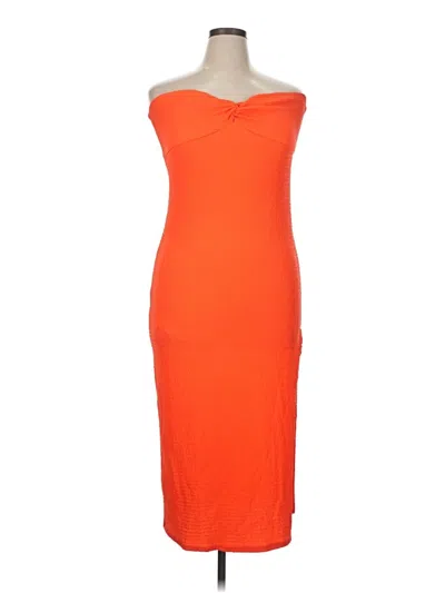 Pre-owned Wild Fable Cocktail Dress In Orange