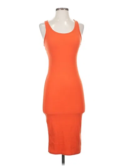 Pre-owned Wild Fable Cocktail Dress In Orange