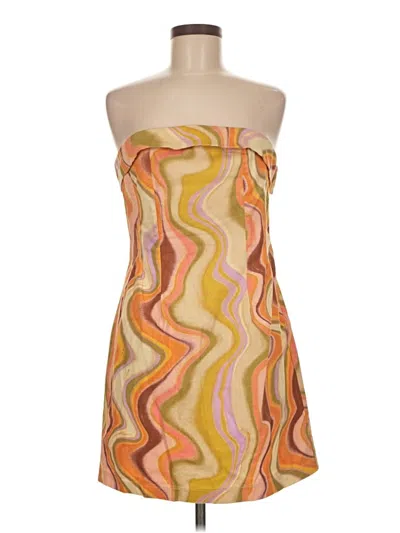 Pre-owned Wild Fable Cocktail Dress In Orange