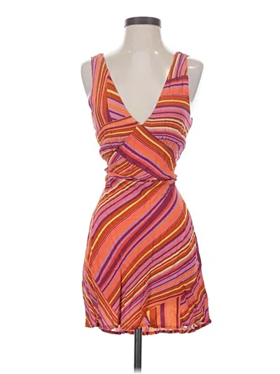 Pre-owned Wild Fable Cocktail Dress In Orange