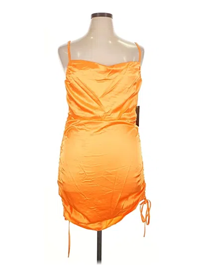 Pre-owned Wild Fable Cocktail Dress In Orange