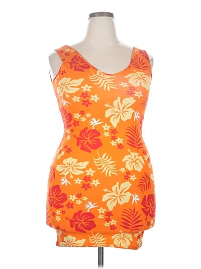 Pre-owned Wild Fable Cocktail Dress In Orange