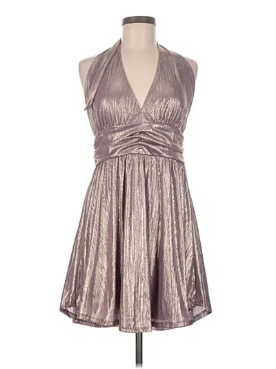 Pre-owned Wild Fable Cocktail Dress In Silver