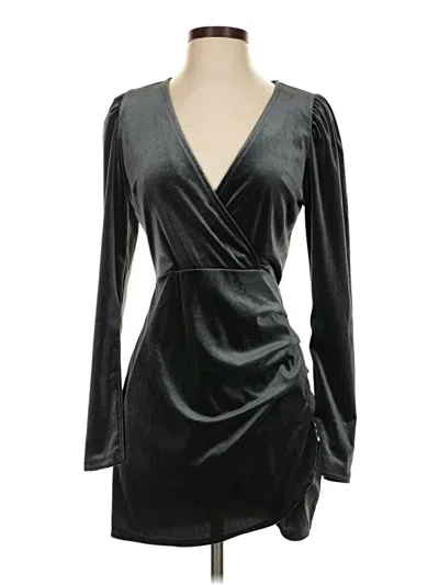 Pre-owned Wild Fable Cocktail Dress In Silver