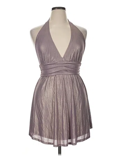 Pre-owned Wild Fable Cocktail Dress In Silver