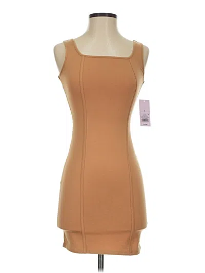 Pre-owned Wild Fable Cocktail Dress In Tan