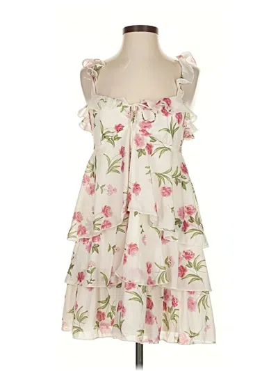 Pre-owned Wild Fable Cocktail Dress In White