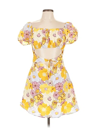 Pre-owned Wild Fable Cocktail Dress In Yellow