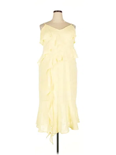 Pre-owned Wild Fable Cocktail Dress In Yellow