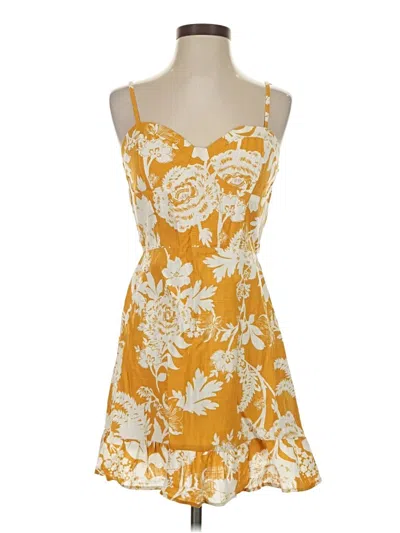 Pre-owned Wild Fable Cocktail Dress In Yellow