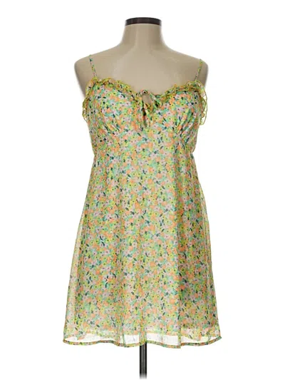 Pre-owned Wild Fable Cocktail Dress In Yellow
