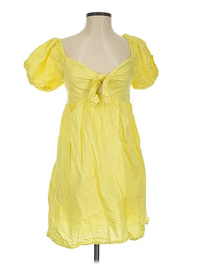 Pre-owned Wild Fable Cocktail Dress In Yellow