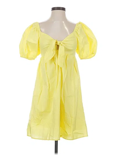 Pre-owned Wild Fable Cocktail Dress In Yellow