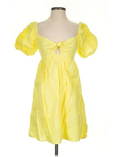 Pre-owned Wild Fable Cocktail Dress In Yellow