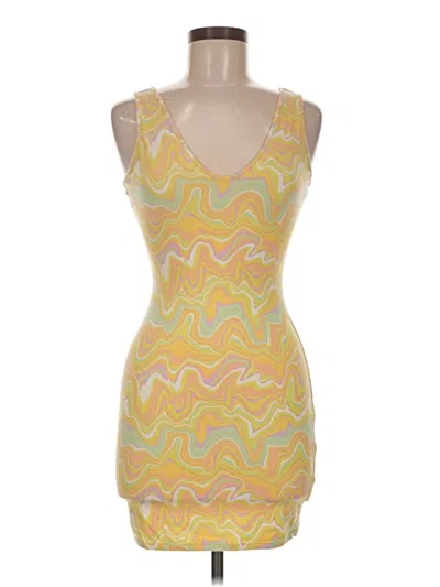 Pre-owned Wild Fable Cocktail Dress In Yellow