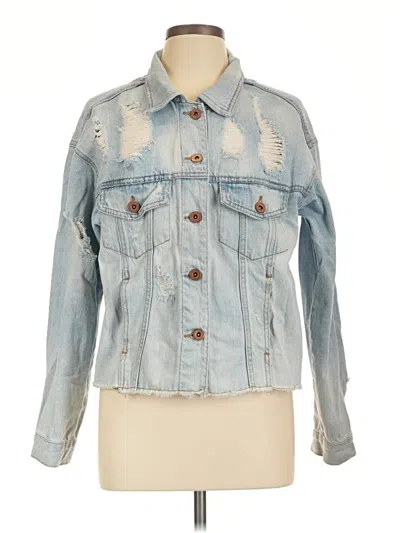 Pre-owned Wild Fable Denim Jacket In Blue
