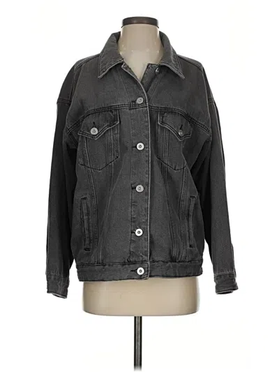 Pre-owned Wild Fable Denim Jacket In Gray