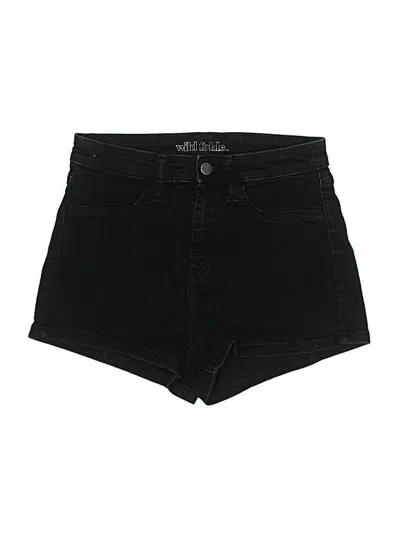 Pre-owned Wild Fable Denim Shorts In Black