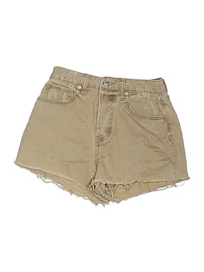Pre-owned Wild Fable Denim Shorts In Tan