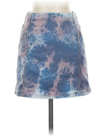 Pre-owned Wild Fable Denim Skirt In Blue