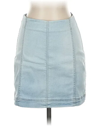 Pre-owned Wild Fable Denim Skirt In Blue