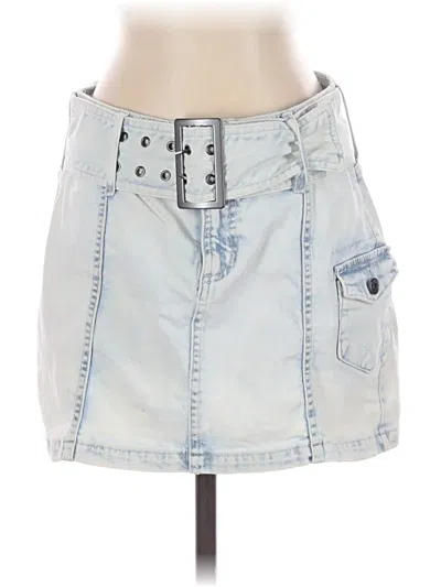 Pre-owned Wild Fable Denim Skirt In Blue