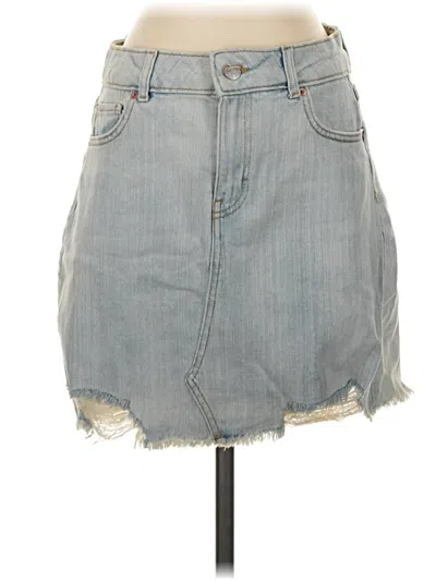 Pre-owned Wild Fable Denim Skirt In Blue