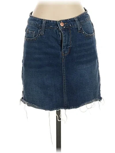 Pre-owned Wild Fable Denim Skirt In Blue