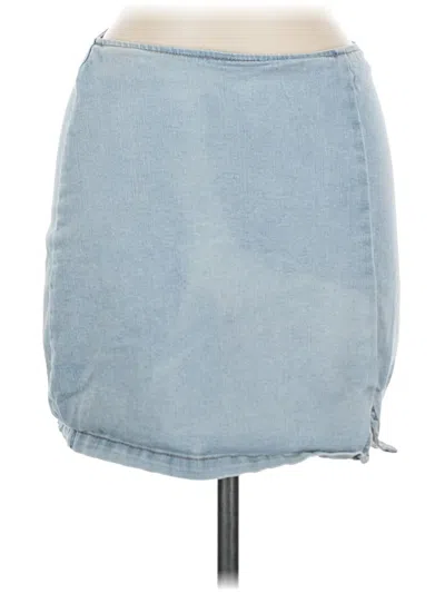 Pre-owned Wild Fable Denim Skirt In Blue