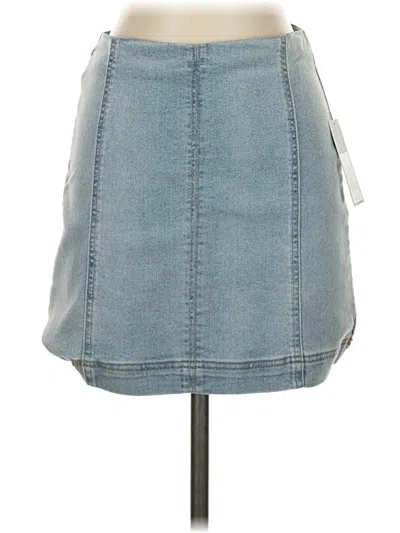 Wild Fable Denim Skirt In Blue