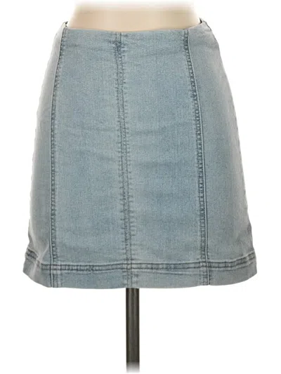 Pre-owned Wild Fable Denim Skirt In Blue