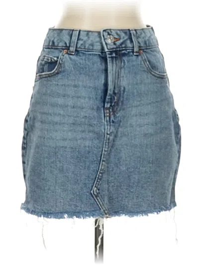 Pre-owned Wild Fable Denim Skirt In Blue