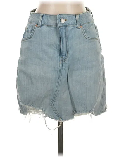 Pre-owned Wild Fable Denim Skirt In Blue