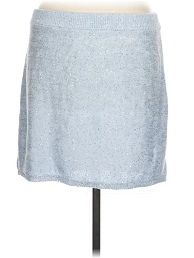 Pre-owned Wild Fable Denim Skirt In Blue