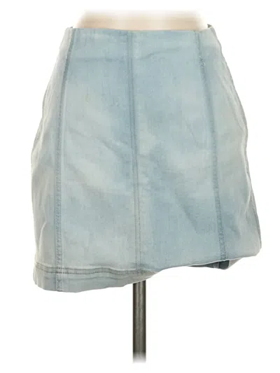 Pre-owned Wild Fable Denim Skirt In Blue