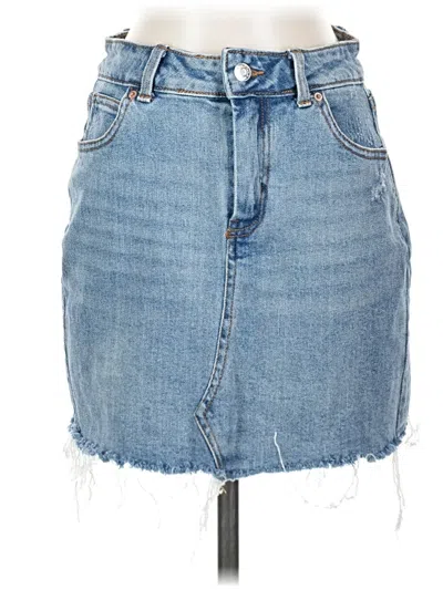 Pre-owned Wild Fable Denim Skirt In Blue