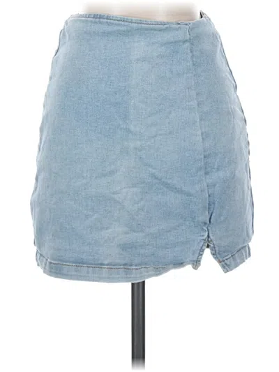 Pre-owned Wild Fable Denim Skirt In Blue