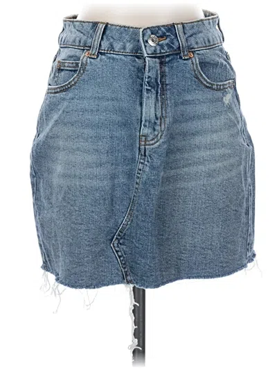 Pre-owned Wild Fable Denim Skirt In Blue