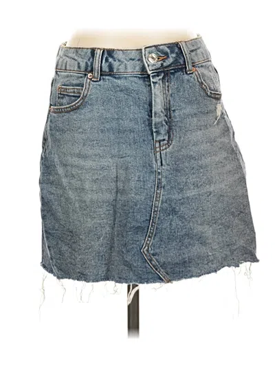 Pre-owned Wild Fable Denim Skirt In Blue